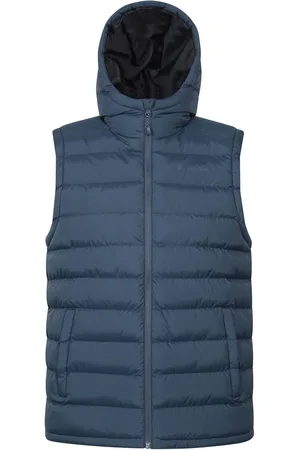 Mountain Warehouse Seasons Mens Water-Resistant Hooded Padded Giletmedium