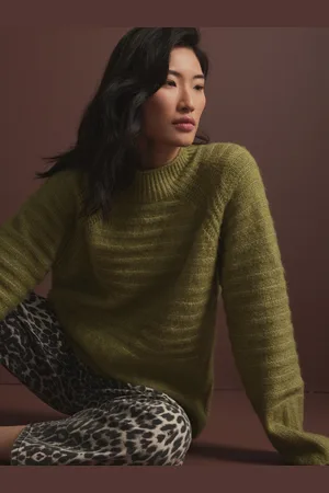 Next High Neck Textured Knitted Jumper with WoolM Reg