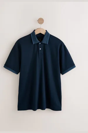 Next 100% Bomuld Kortærmet Smart Krave Polo Shirt4X-Large
