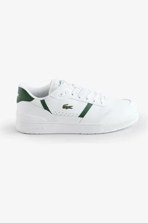 Lacoste White/Green T-Clip Trainersuk8eu42