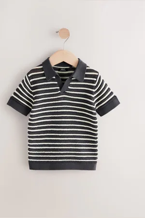 Next Short Sleeve Trophy Neck 100% Cotton Polo Shirt (3mths-7yrs)9 - 12 måneder (74 - 80cm)
