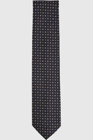 Reiss Pelosa Foulard Silk Blend Floral Print TieEN