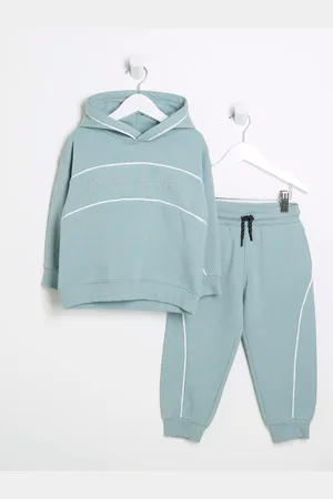 River Island Boys Piped Tracksuit8692cm