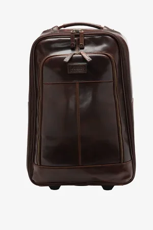 Loake Brun kuffert med læderhjulEn