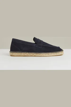 Reiss Cannes Suede Penny-Strap Espadrilles