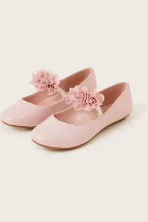 Monsoon Shimmer Corsage Ballerina Flats