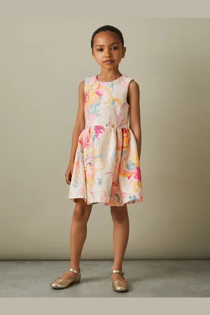 Reiss Trinny Plisseret Scuba Kjole11 - 12 år (146 - 152cm)