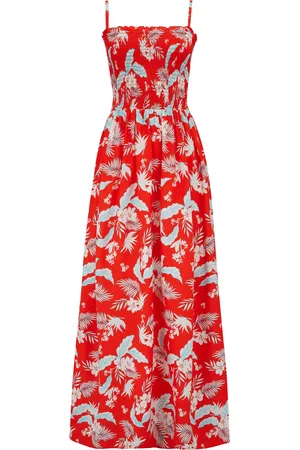 Pour Moi Stropløs Rynket Bodice Maxi Beach Kjole36 R