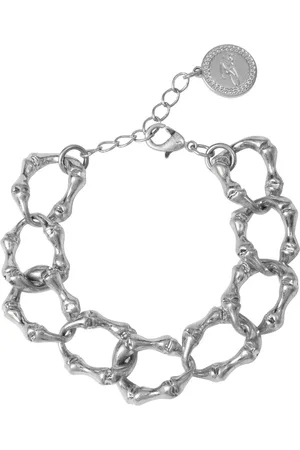 Bibi Bijoux Gold Tone Bamboo Chain Braceleten