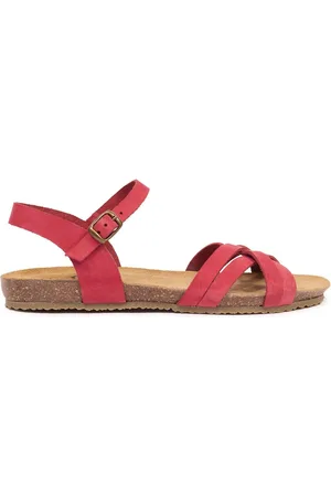CELTIC & CO. Multistrap Open Toe Flat Sandalseu41