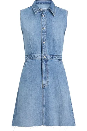 Calvin Klein Sleevelesss Denim Trucker DressStor