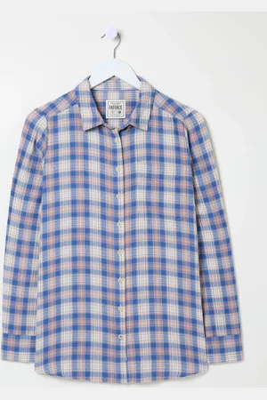 Fat Face FatFace Olivia 100% Cotton Check Shirt40