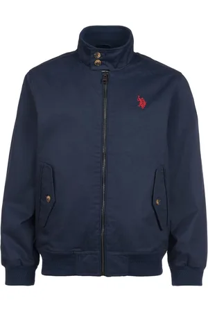 U.S. Polo Assn. U. S. Polo Assn. Boys 100% Cotton Twill Harrington Jacket8 - 9 år (128 - 134cm)