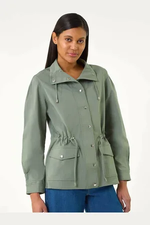 Roman Buttoned Safari Jacket