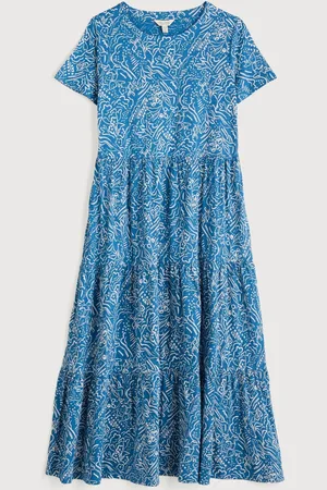 Seasalt Cornwall 100% Organic Cotton Strokes Short Sleeve Dress40