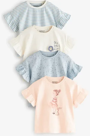 Next Short Sleeve T-Shirt 4 Pack (3mths-7yrs)6 - 7 år (116 - 122cm)