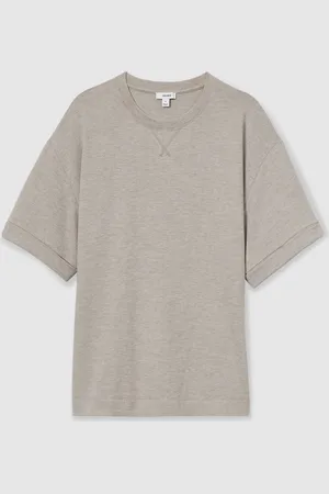 Reiss Finley Thermal Jersey Relaxed T-ShirtXS