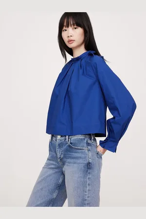 Banana Republic Poplin Tie-Back Topsmall