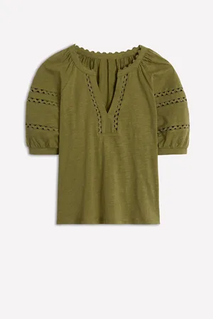 Boden Maisy Rikrak Trim 100% Cotton Top36