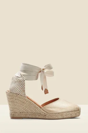 Sosandar Læder Perla Kilehæle Espadrille
