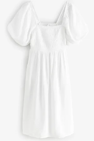 Next Pufærme Off Shoulder Midi Kjole14 s