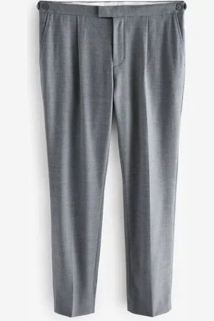Next Wool Rich Textured Formal Trousers36r