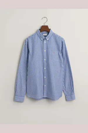 GANT Striped Shield 100% Cotton Shirt16 år (176cm)