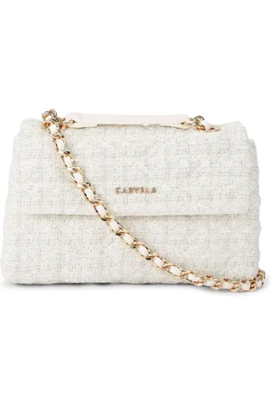 Carvela Cream Rosa Chain Shoulder Bagen