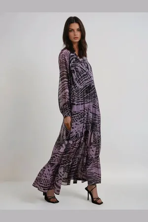 Religion Callisto Maxi Dress With Tiered Skirt And Drawstring Waist38