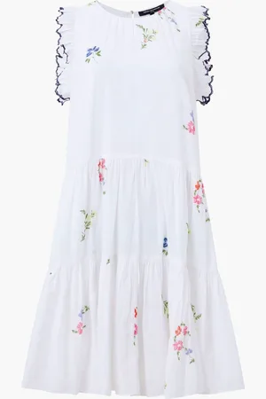 French Connection Kirsty Holland Tiered Dresslarge