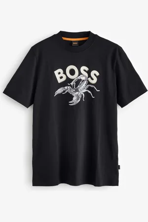 HUGO BOSS Relaxed Fit Graphic 100% Cotton T-ShirtStor