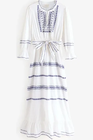 ASPIGA Freida Embroidered 100% Organic Cotton DressS