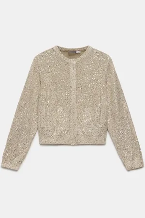 mint&berry Pailletter Bomber Cardiganmedium