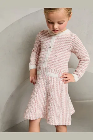 Lipsy London Mini Boucle Sequin Knit Dress (2-5yrs)3 - 4 år (98 - 104cm)