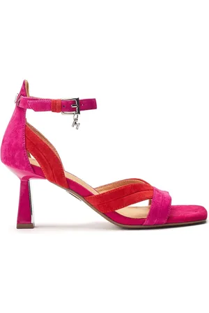 Moda In Pelle Pink Livelia Elegant Square Toe Sandalseu42