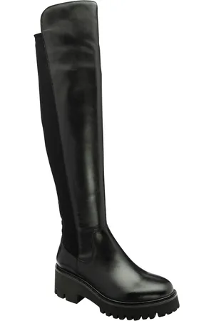 Ravel Leather Knee-High Boots