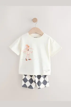 Next Short Sleeve T-Shirt and Cycle Shorts Set (3mths-7yrs)8086cm