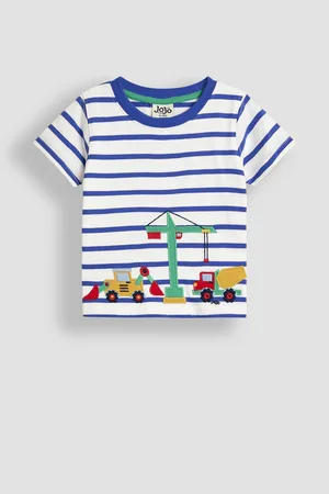 JoJo Maman Bébé Appliqué Border T-shirt98104cm