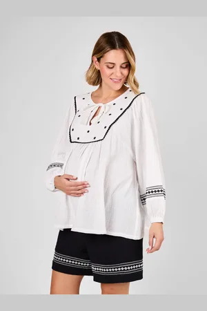 JoJo Maman Bébé Maternity Embroidered Blousemedium