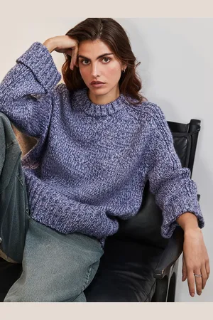 Next Chunky Cuff Sleeve Crew Neck Jumper With WoolM Reg