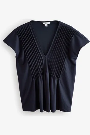 Next Pintuck V-Neck Top44