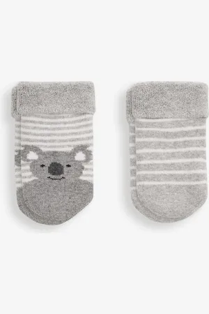 JoJo Maman Bébé 2-Pakke Baby SokkerNyfødt