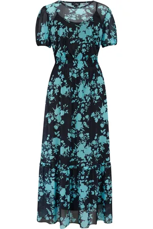 Pour Moi Annie Puff Sleeve Stretch Mesh Midaxi Dress48