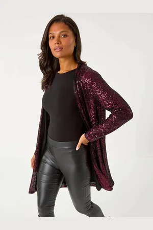 Roman Longline Sequin Stretch Jacket38