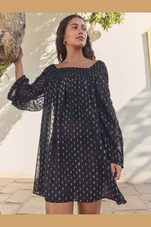 Next Long Sleeve Sheer Lurex Cover-Up46høj