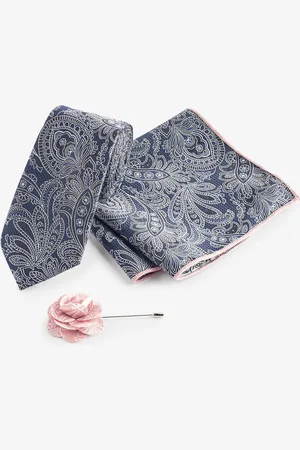 Next Tekstureret Paisley slips, Lommeklud og nålesætEN