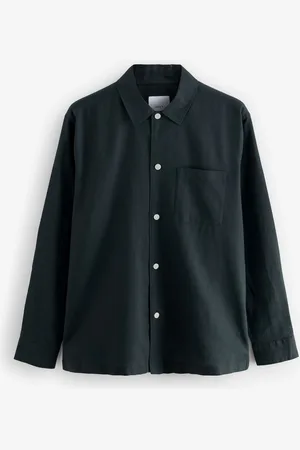 Next Cotton Linen Blend Long Sleeve ShirtXXL