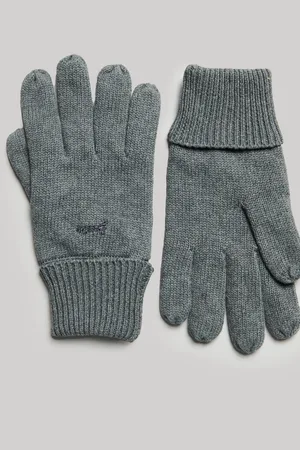 Superdry Strikkede logohandskerEn
