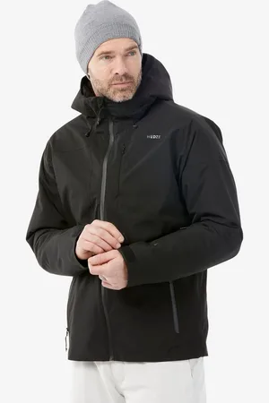 DECATHLON Mens Warm Ski 500 Black JacketXS