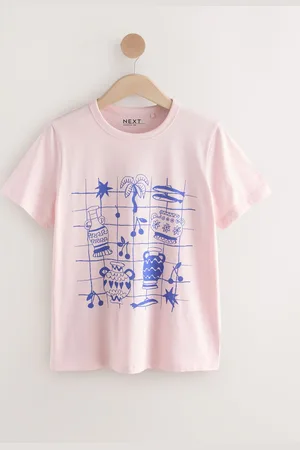 Next Essential Pure Cotton Kortærmet Rund hals T-shirtxsmall